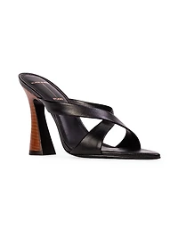 Zoey 100MM Leather Heels