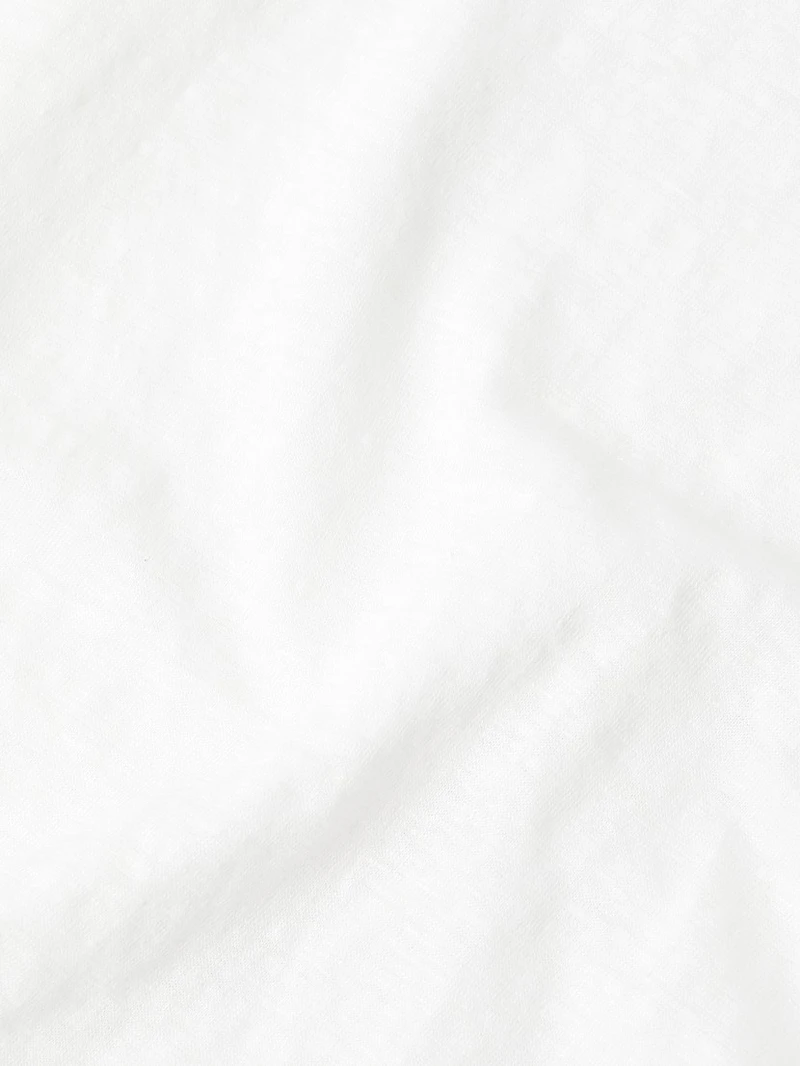 Stretch Linen Crewneck Tank