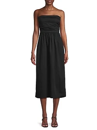 The Wave Strapless Dress