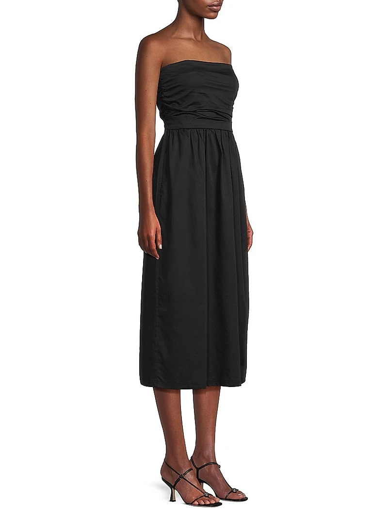 The Wave Strapless Dress