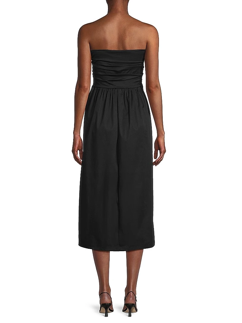 The Wave Strapless Dress