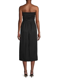 The Wave Strapless Dress