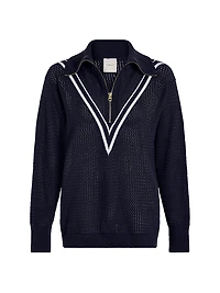 Savannah Knit Half-Zip Pullover