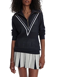 Savannah Knit Half-Zip Pullover