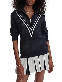 Savannah Knit Half-Zip Pullover