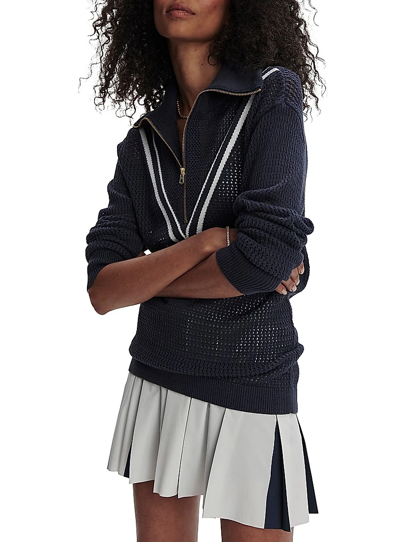 Savannah Knit Half-Zip Pullover