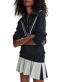 Savannah Knit Half-Zip Pullover