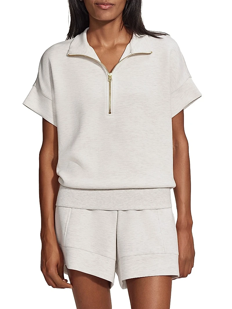 Ritchie Short-Sleeve Half-Zip Pullover