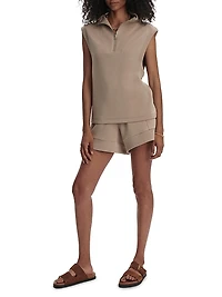 Magnolia 2.0 Half-Zip Tank Top