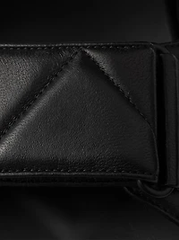 Padded Nappa Leather Slides