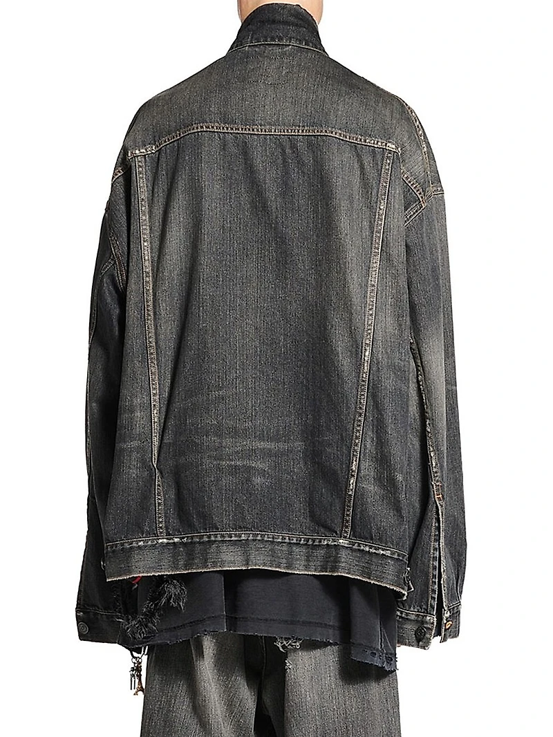 Oversized Charms Denim Jacket