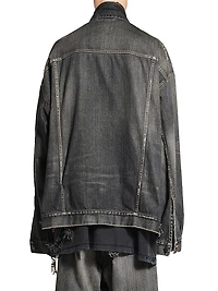 Oversized Charms Denim Jacket