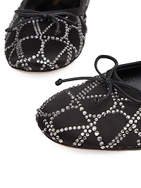 Toile Iconographe Ballerinas with Crystals