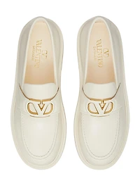 VLogo Signature Calfskin Loafers