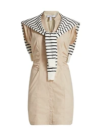 Lotte Mixed Media Shift Minidress