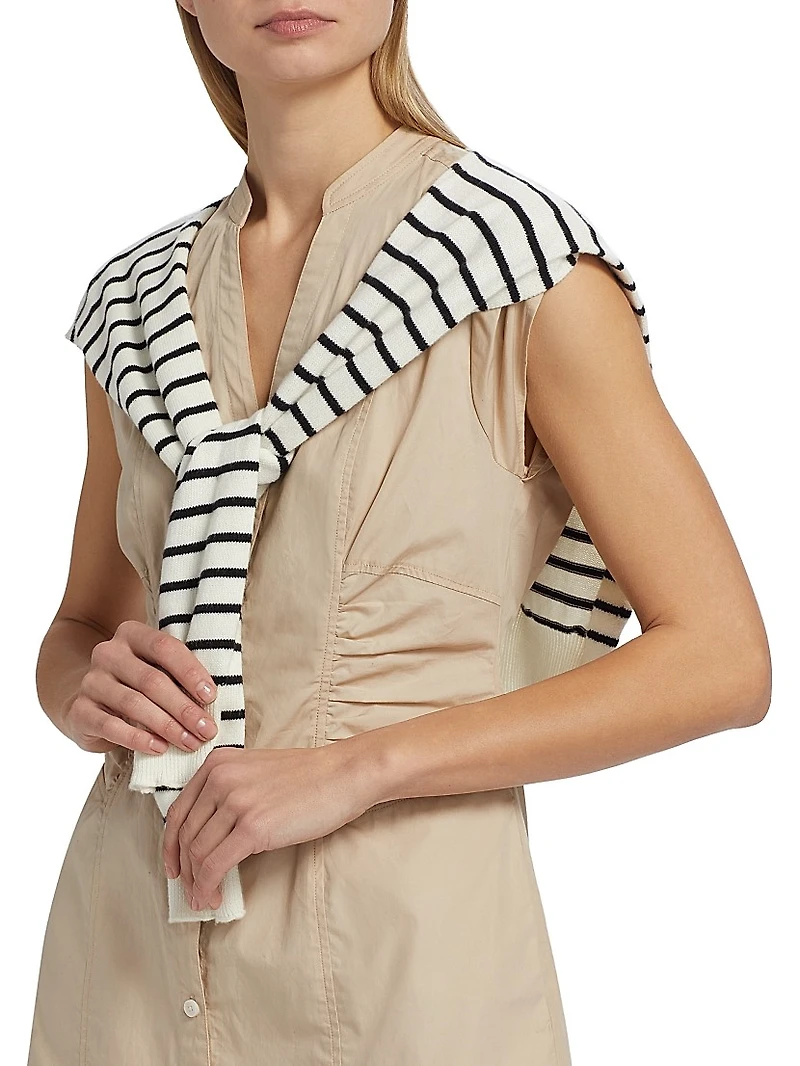 Lotte Mixed Media Shift Minidress