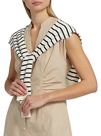 Lotte Mixed Media Shift Minidress