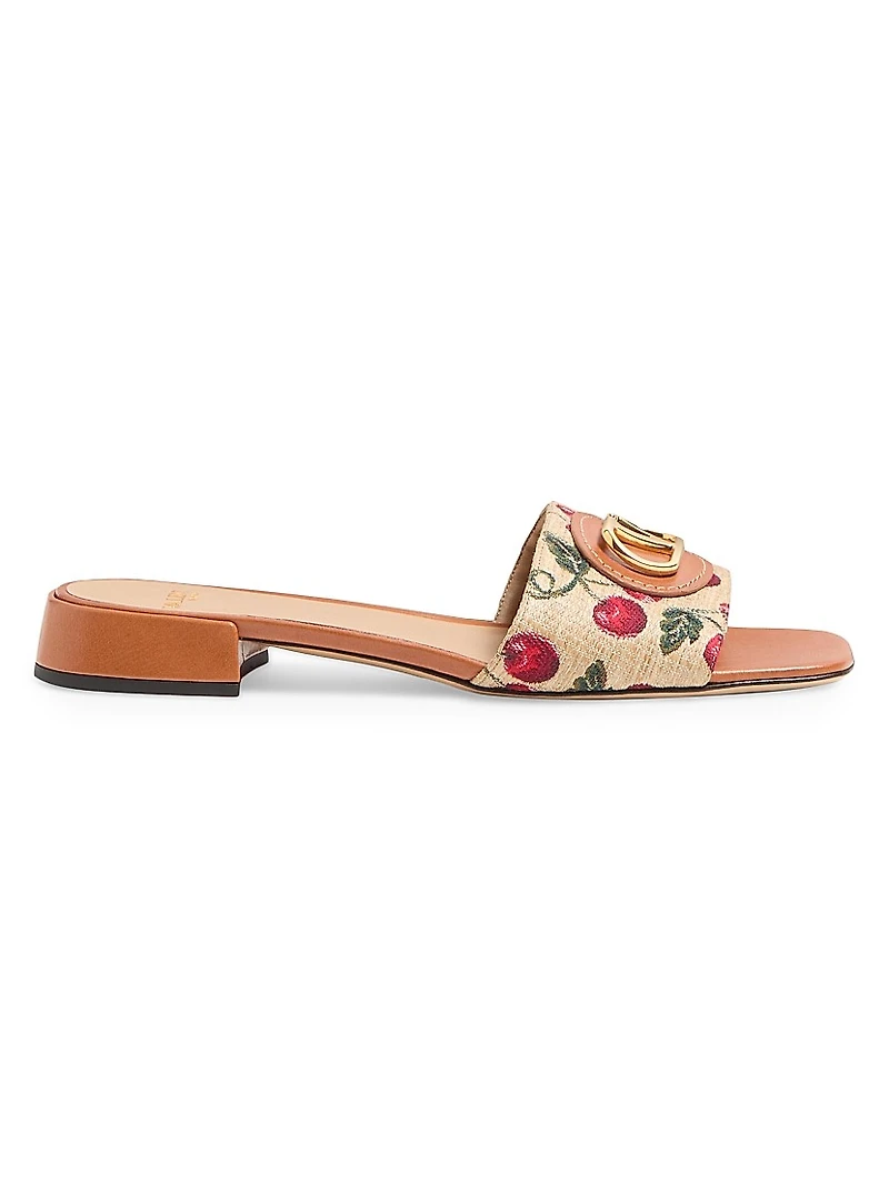 VLogo Signature Cherryfic Slide Sandals 20MM