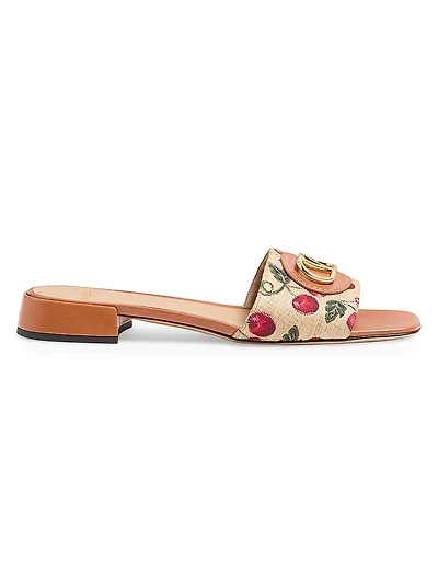 VLogo Signature Cherryfic Slide Sandals 20MM