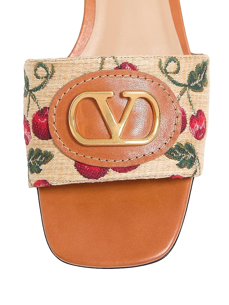 VLogo Signature Cherryfic Slide Sandals 20MM