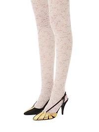 Foliefoliage Suede Slingback Pumps 90MM