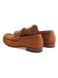 VLogo Signature Deerskin Suede Loafers