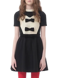 Crepe Couture Short Dress