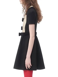 Crepe Couture Short Dress