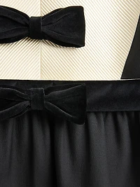 Crepe Couture Short Dress
