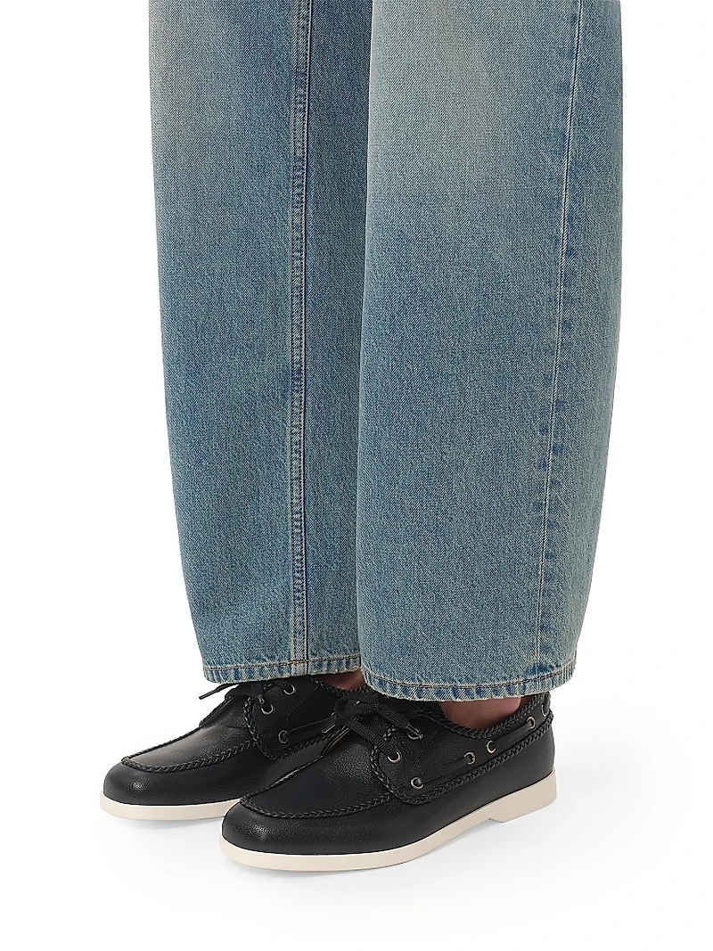 Palm Avenue Kidskin Boat Shoes