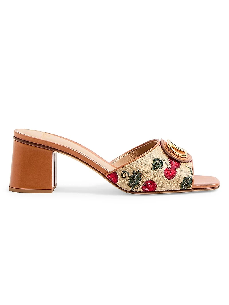 VLogo Signature Cherryfic Slide Sandals 60MM