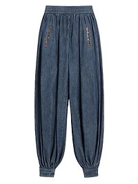 Chambray Denim Pants