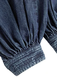 Chambray Denim Pants