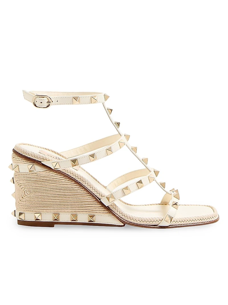 Rockstud Wedge Sandals 80MM