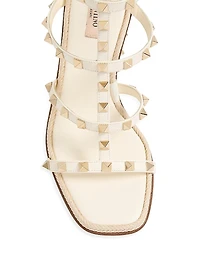 Rockstud Wedge Sandals 80MM