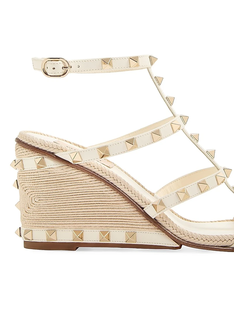 Rockstud Wedge Sandals 80MM