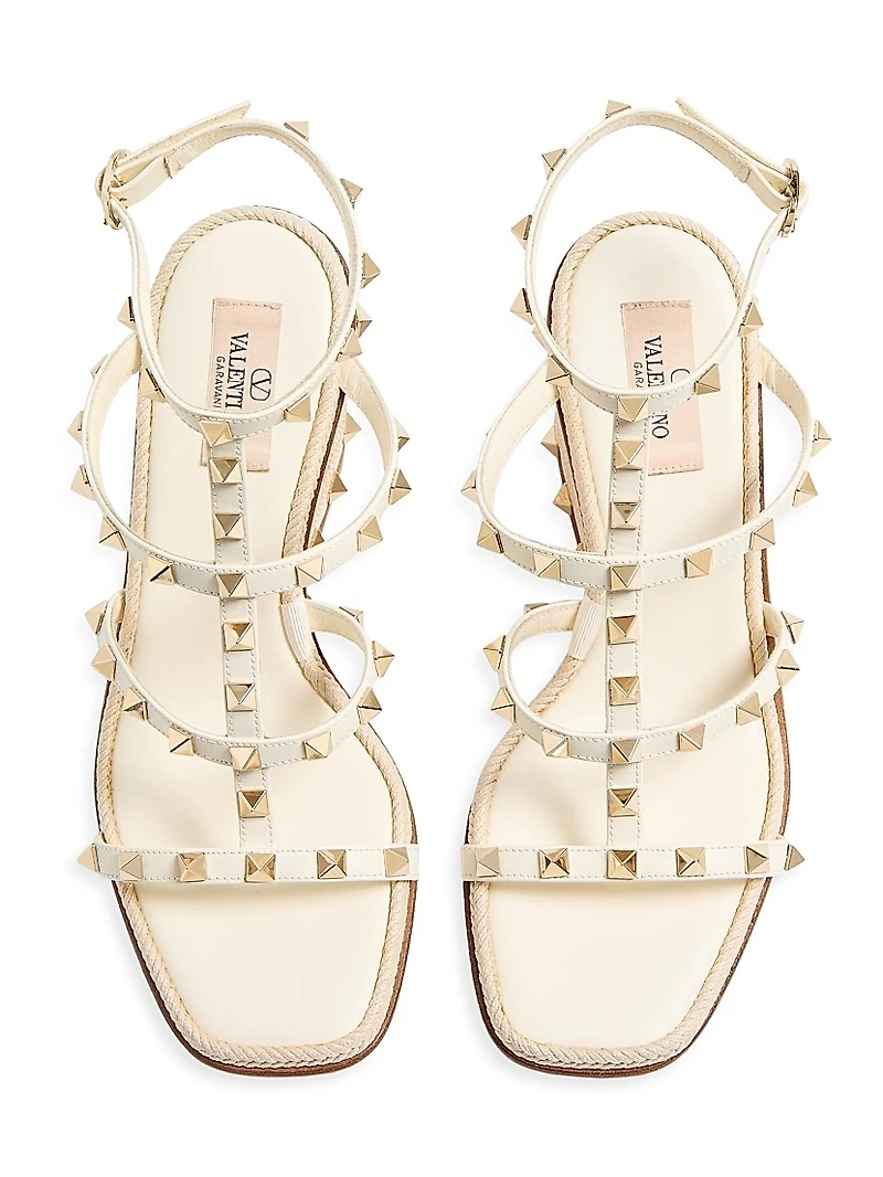 Rockstud Wedge Sandals 80MM