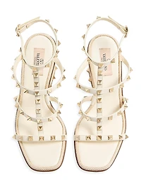 Rockstud Wedge Sandals 80MM