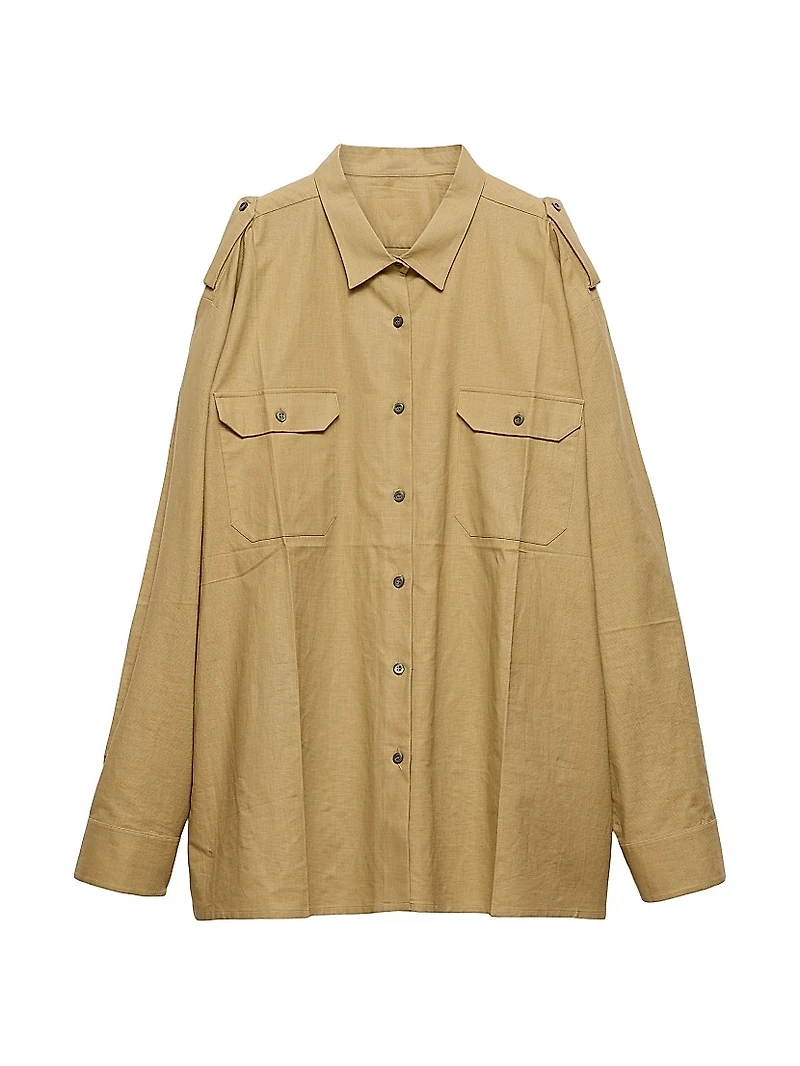 Oversized Cotton Shirt