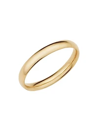 14K Yellow Gold Forever Band Ring
