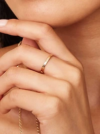 14K Yellow Gold Forever Band Ring