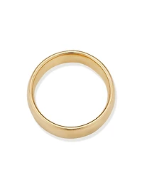 14K Yellow Gold Forever Band Statement Ring