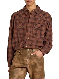 Panema Plaid Cotton Flannel Shirt
