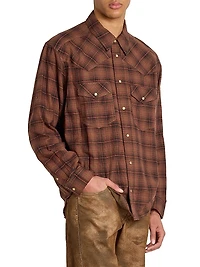 Panema Plaid Cotton Flannel Shirt