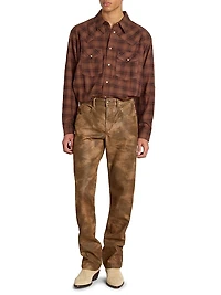 Panema Plaid Cotton Flannel Shirt