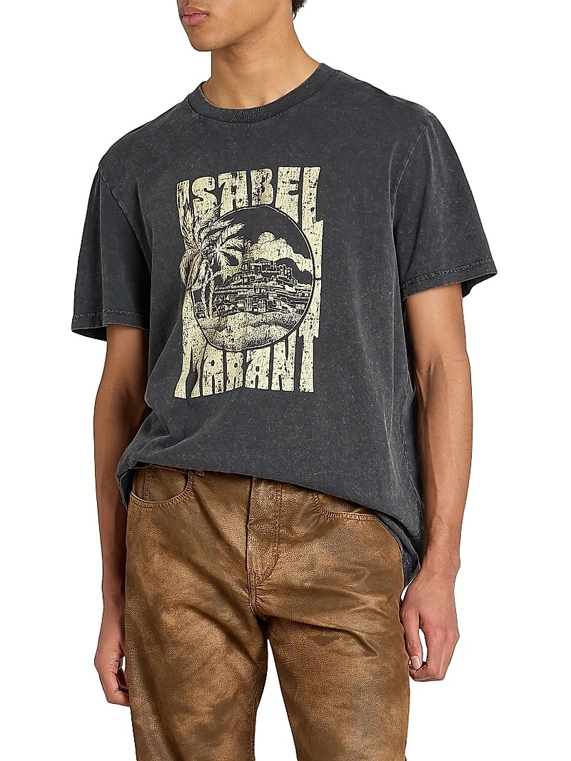 Honore Logo Cotton T-Shirt