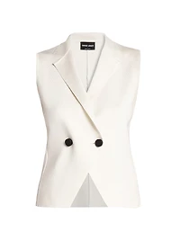 Silk Two-Button Vest