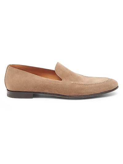 Suede Slipper Loafers