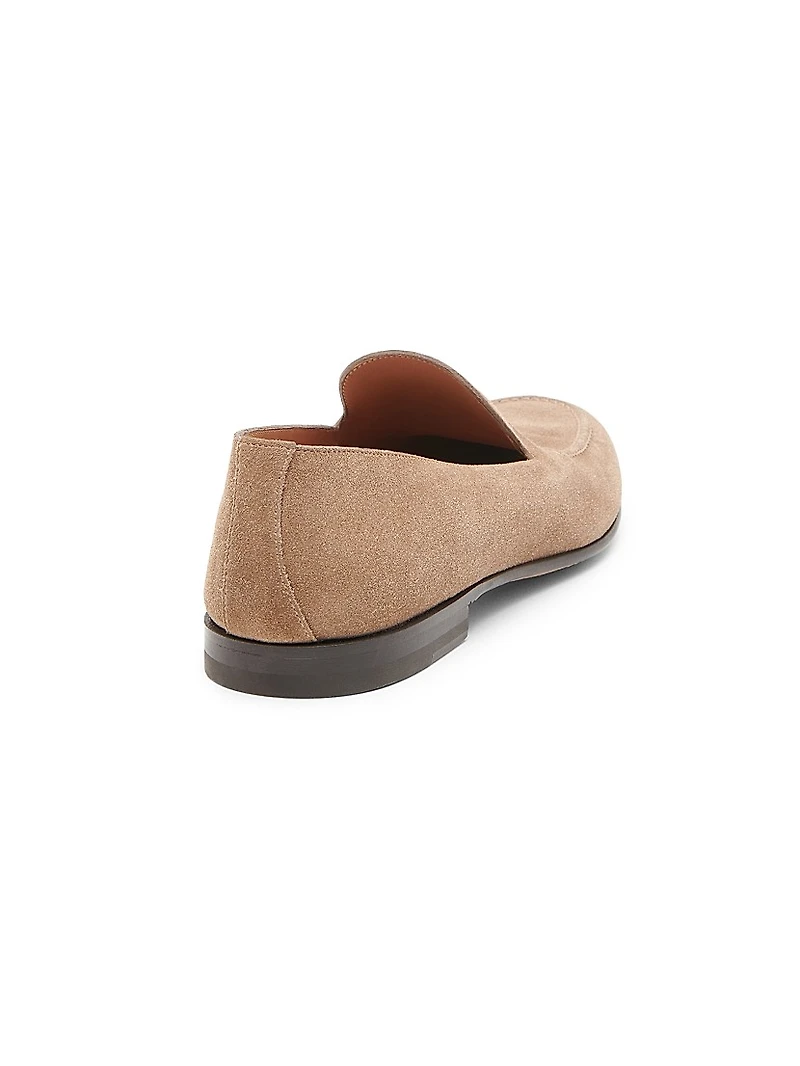 Suede Slipper Loafers