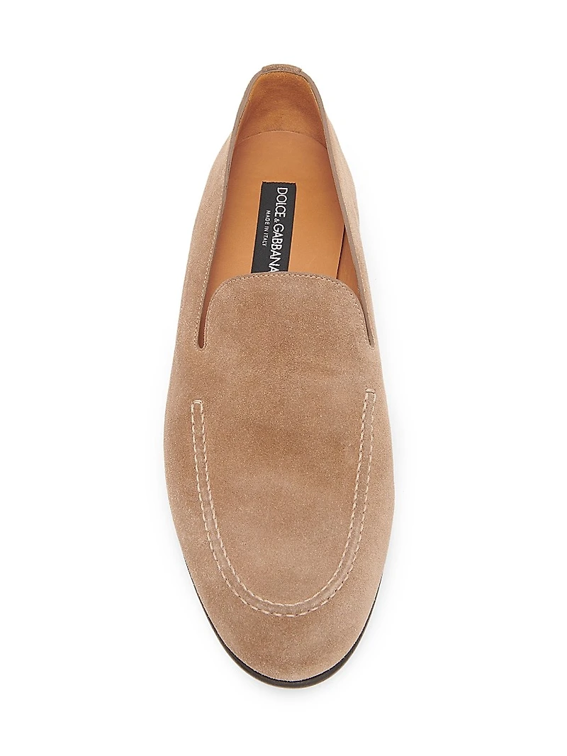 Suede Slipper Loafers